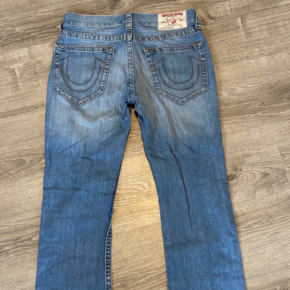 Men’s True Religion Straight Jeans. 33 w 32inseam - Picture 4 of 4
